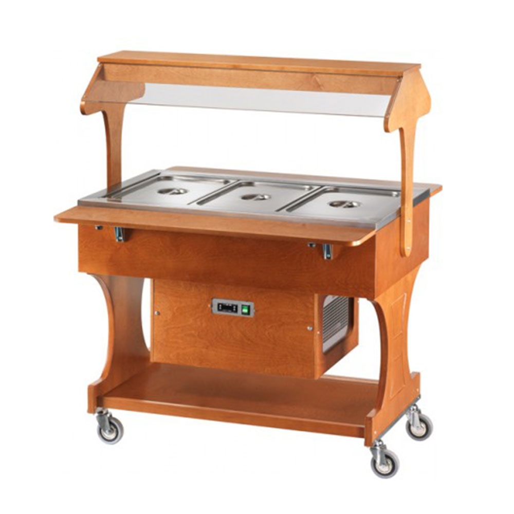 Carucior autoservire rece 3*GN1/1