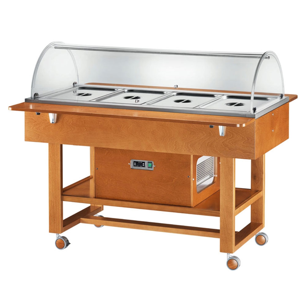 Carucior autoservire rece 4*GN1/1