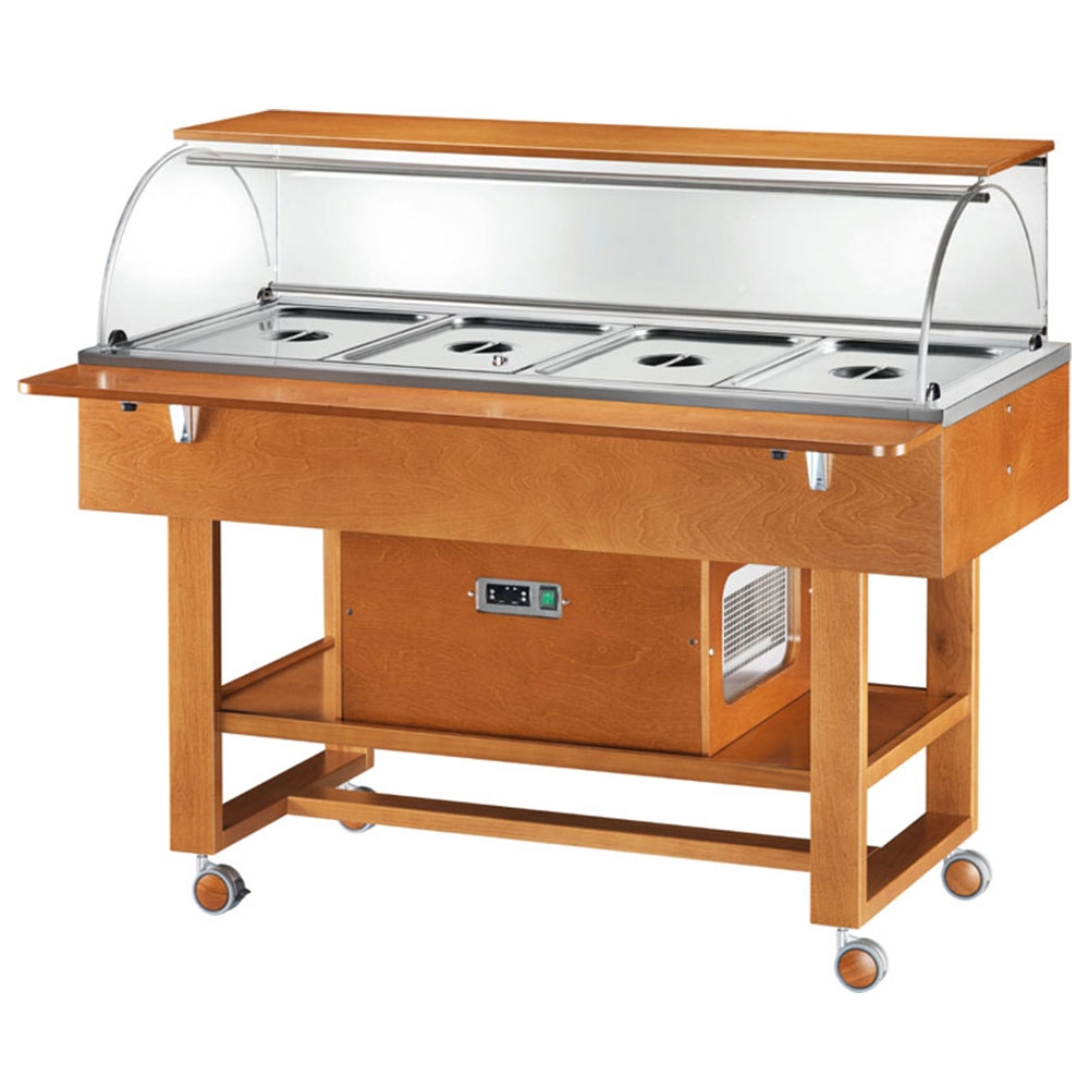 Carucior autoservire rece 4*GN1/1