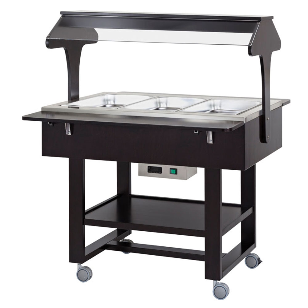 Carucior autoservire bain marie 3*GN1/1