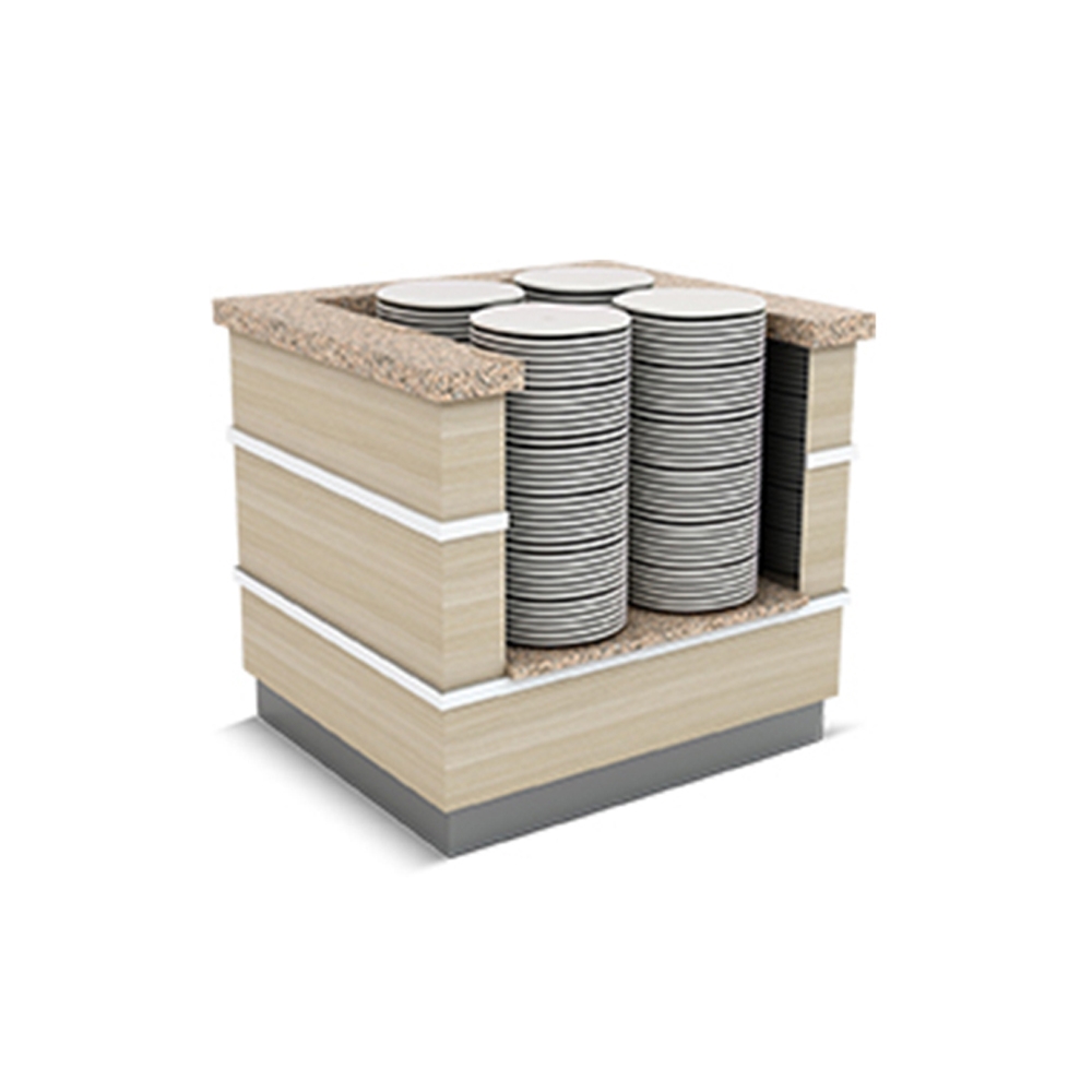 Bufet neutru GLASGOW pentru farfurii 110 cm