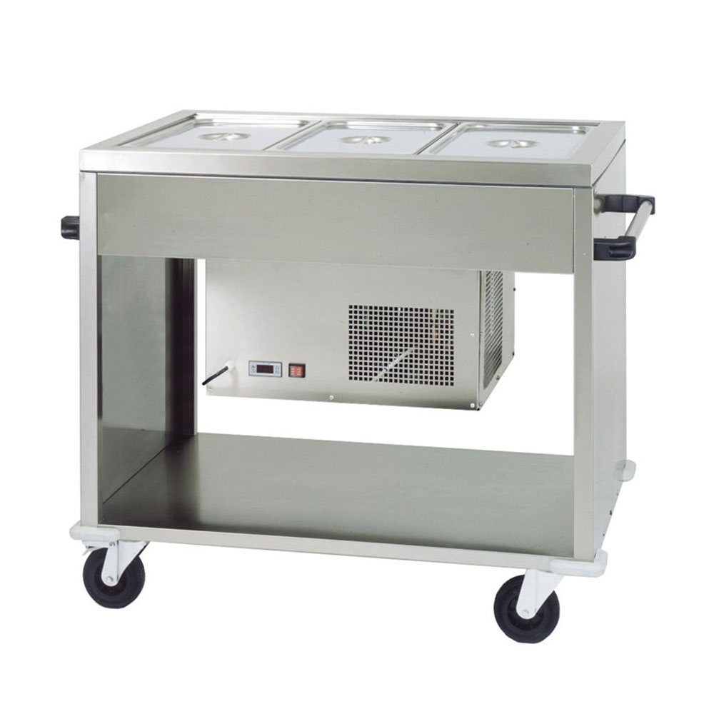 Carucior autoservire rece 3*GN1/1