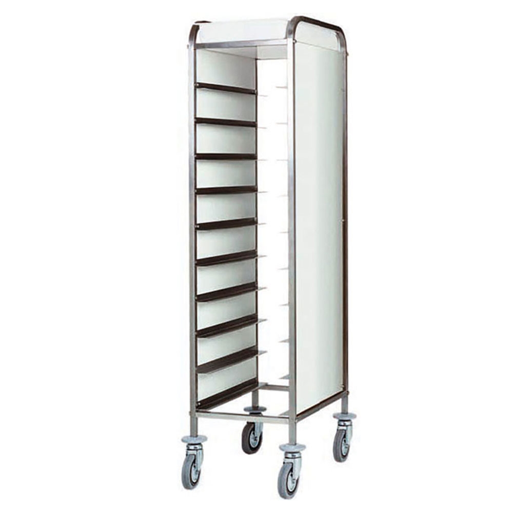 Carucior inox colectare tavi