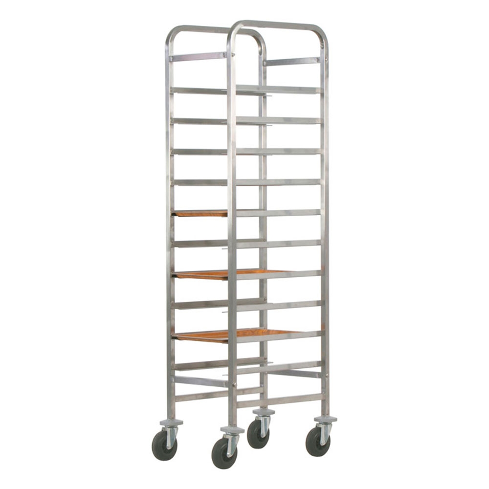 Carucior inox colectare tavi