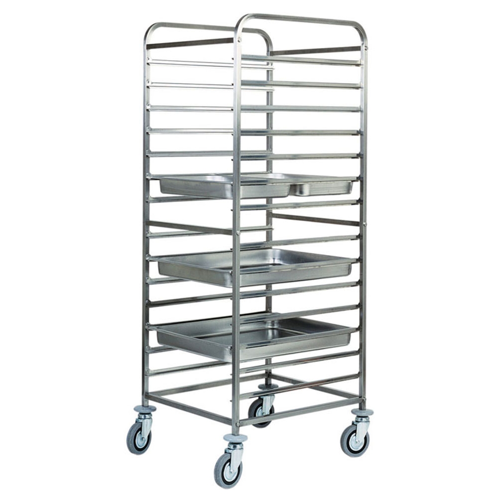 Carucior inox colectare tavi