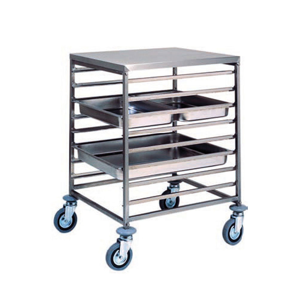 Carucior inox colectare tavi