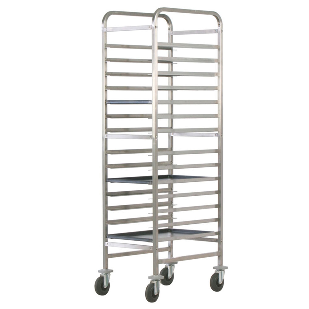 Carucior inox colectare tavi