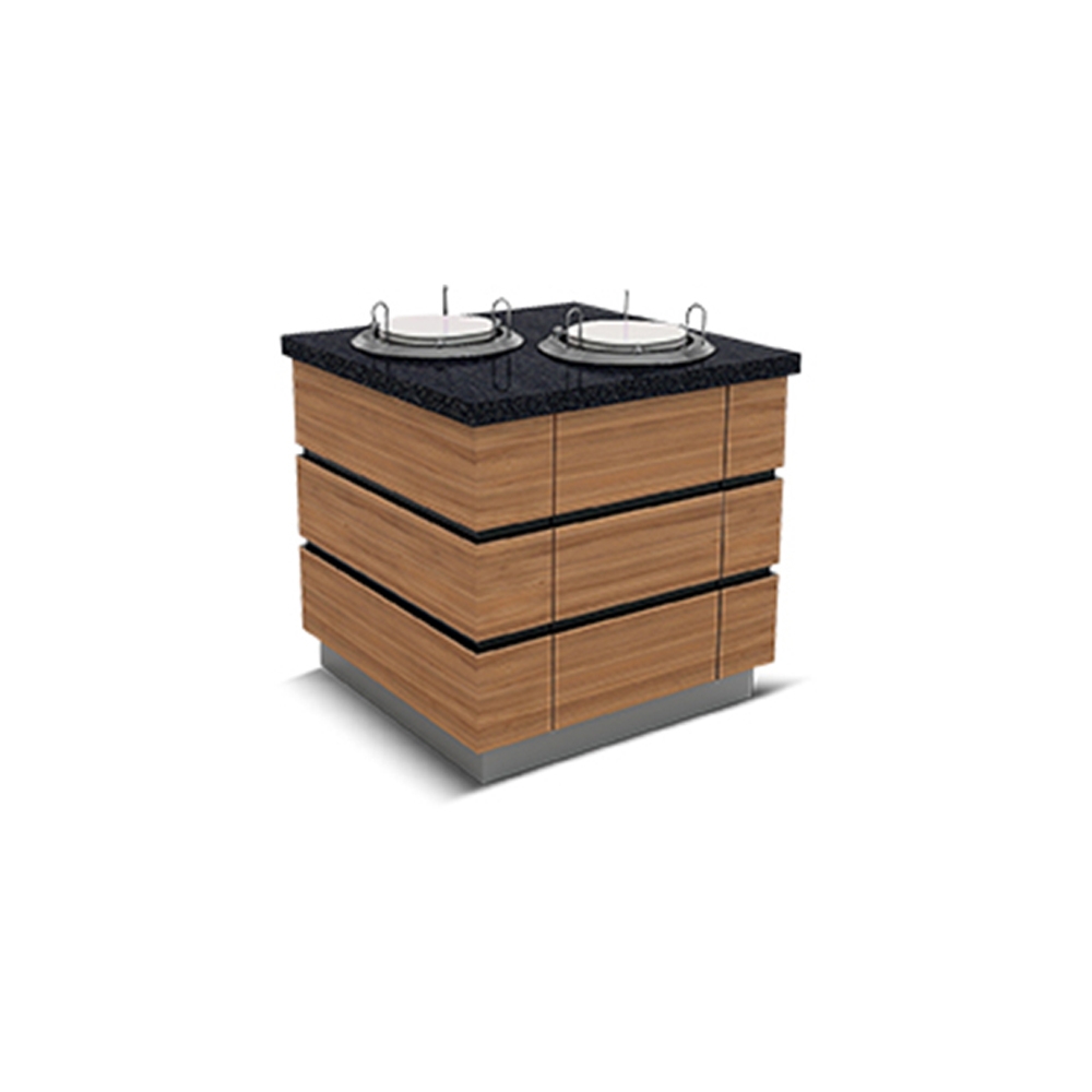 Bufet cald KOBE pentru farfurii 110 cm
