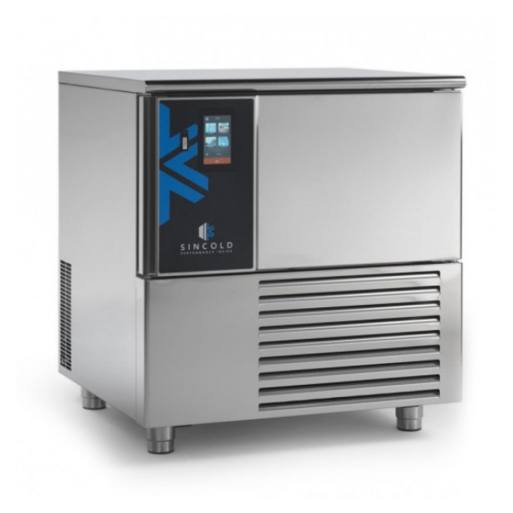 Blast chiller SINCOLD PLUS, 5 cuve, pentru inghetata / patiserie, racire pe apa