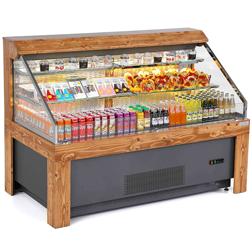 Vitrina frigorifica self-service produse snacks si bauturi 250 cm - motor exterior