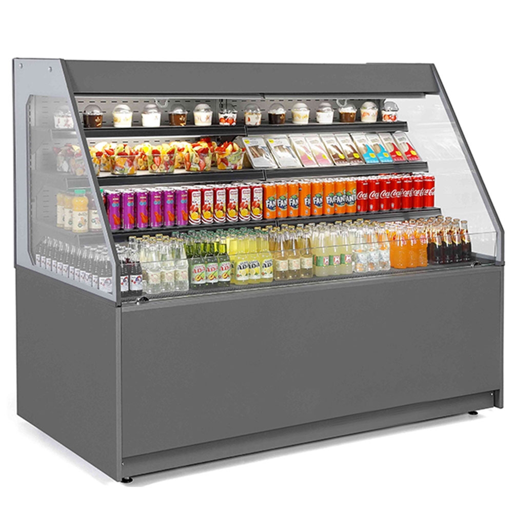 Vitrina frigorifica self-service produse snacks si bauturi 150 cm - motor exterior