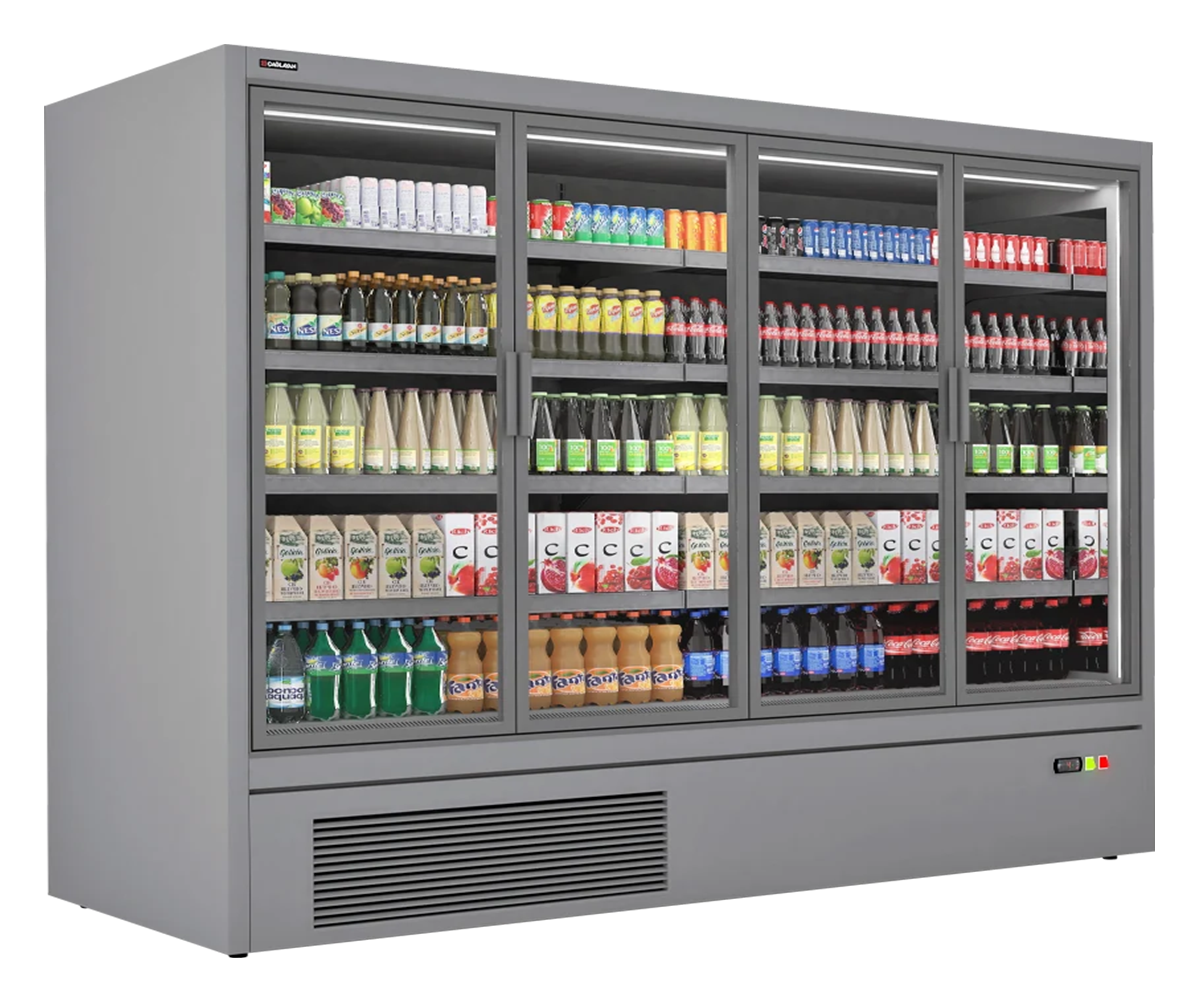 Raft frigorific pentru carne-mezeluri-lactate-bauturi 260 cm - motor interior