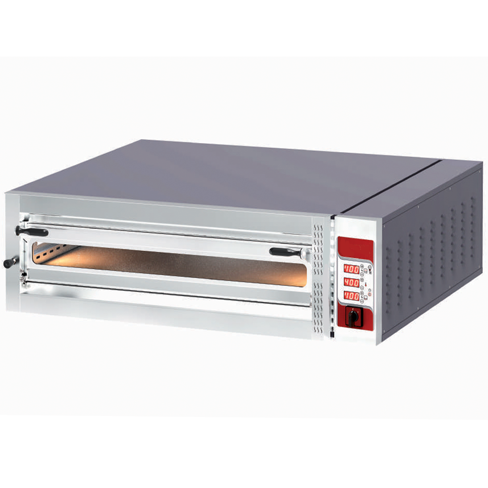 Cuptor profesional pizza electric cu panou de control electronic programabil 9 pizza / 35 cm