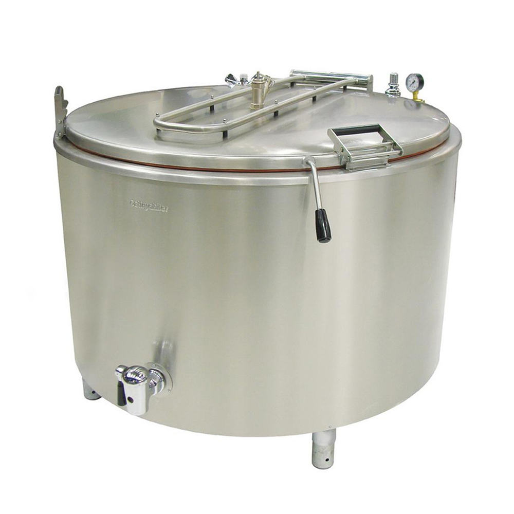 Marmita cu abur extern, profesionala, OZTI, inox, 400 lt, 100*92 cm