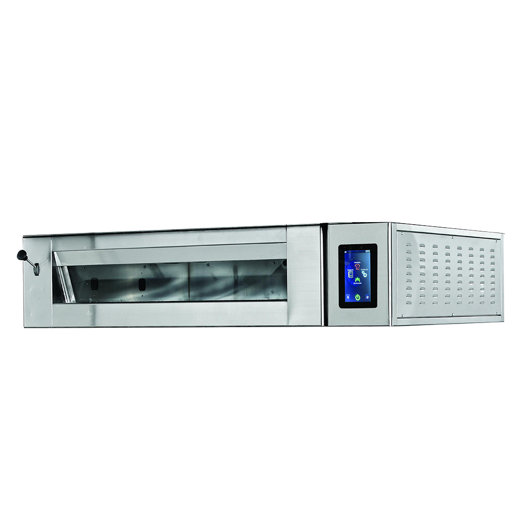 Cuptor profesional 1 vatra, brutarie / patiserie, afisaj LCD, inox, 6 tavi, 165*145*44