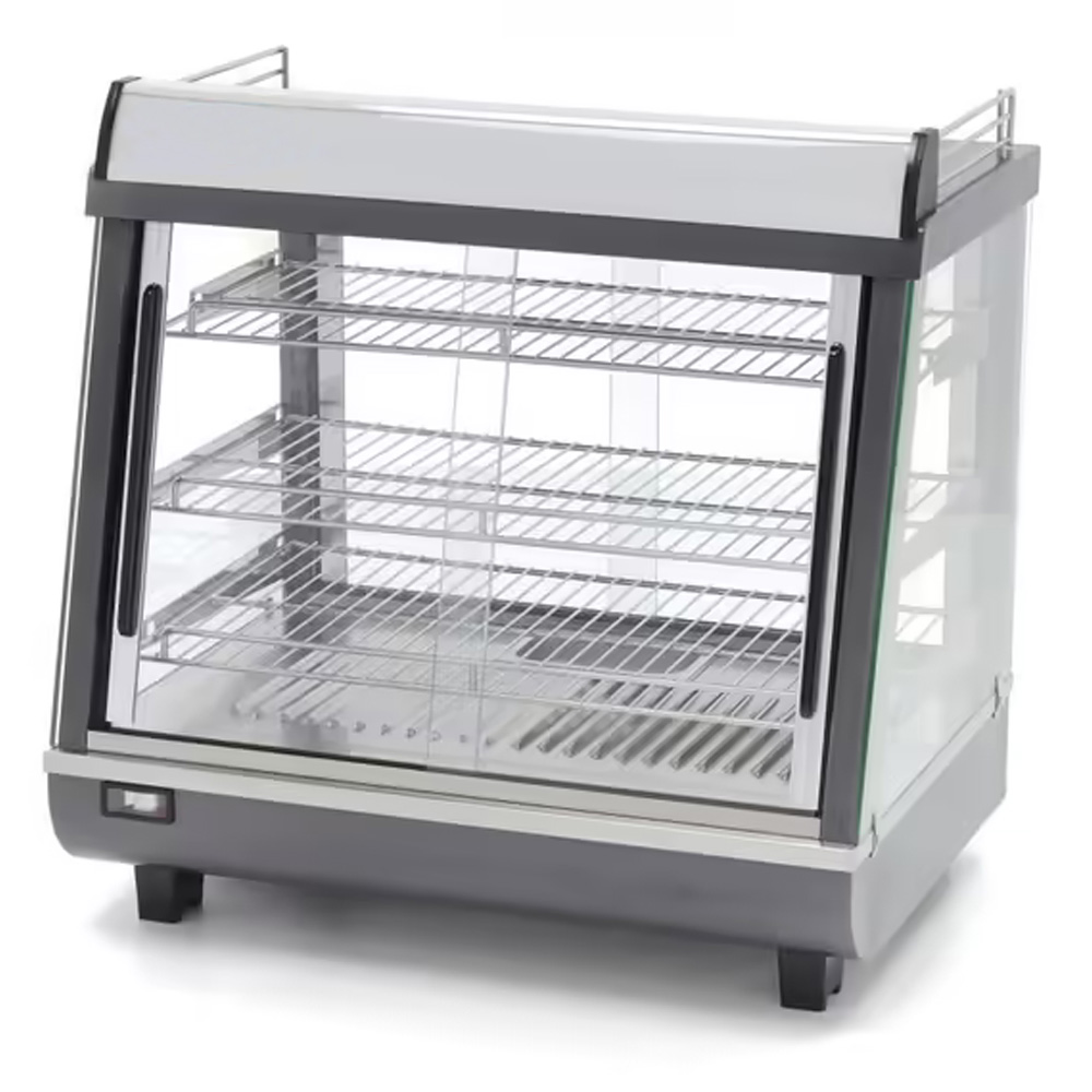 Vitrina calda de banc, inox, 96 lt, 67.5*48*66 cm