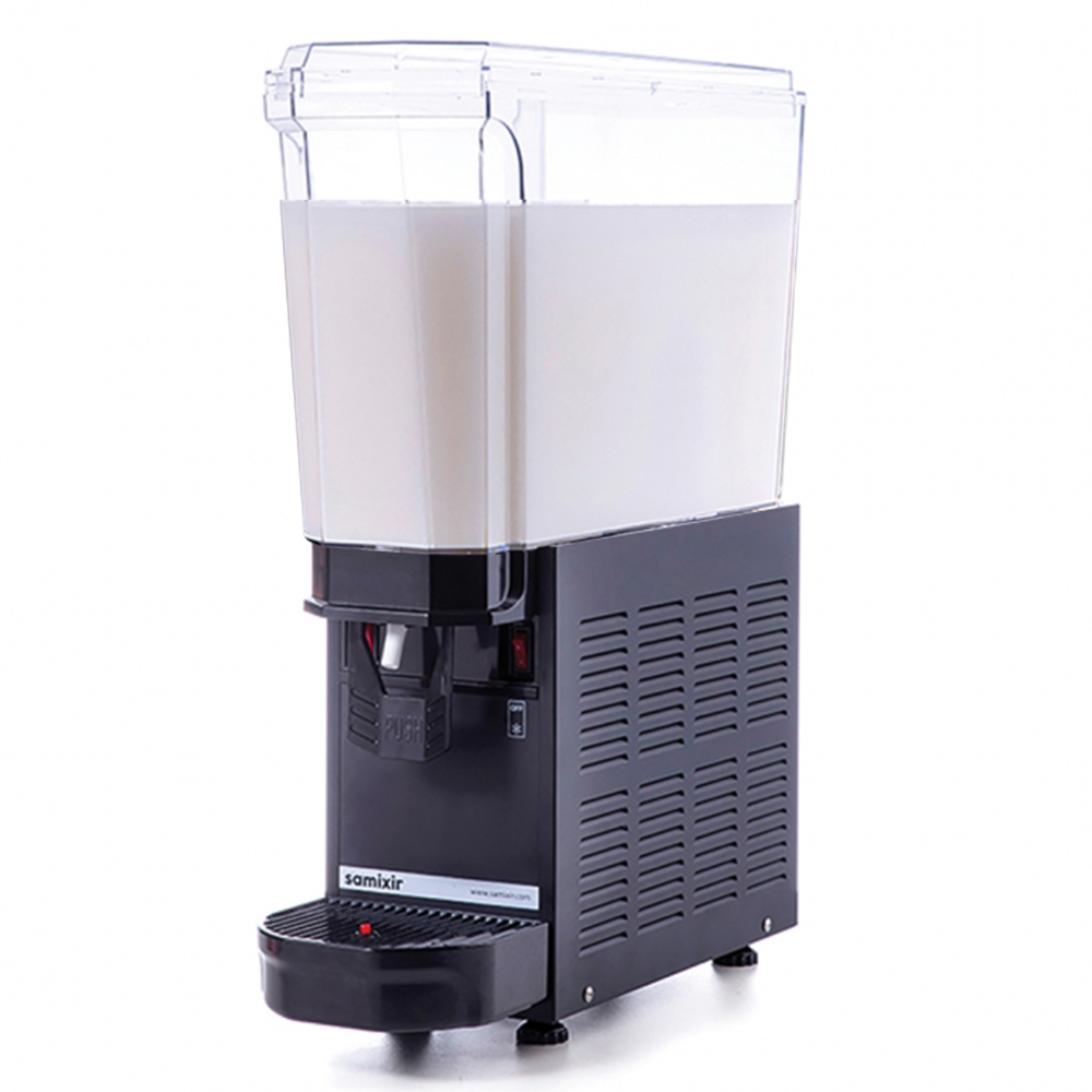 Aparat dozator special suc, ayran, iaurt, ceai rece, cafea rece capacitate 1 bazin 20 lt cu mixer