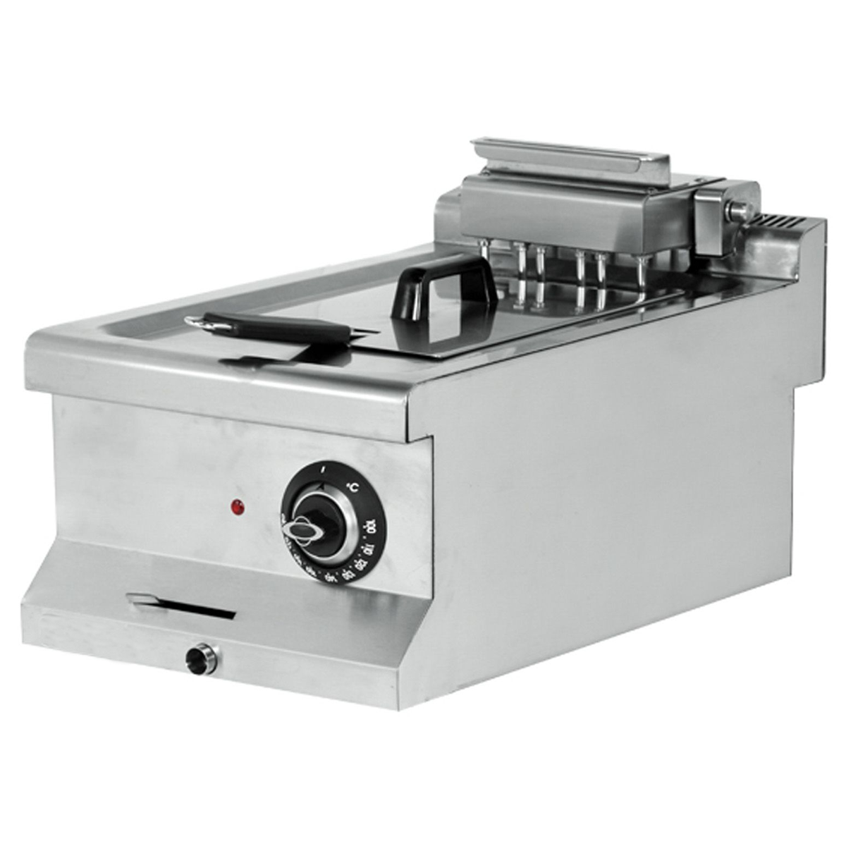 Friteuza electrica, inox, cu 1 cuva, 10 lt