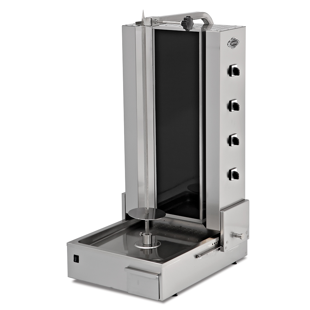 Aparat shaorma kebab electric cu 4 arzatoare ROBAX