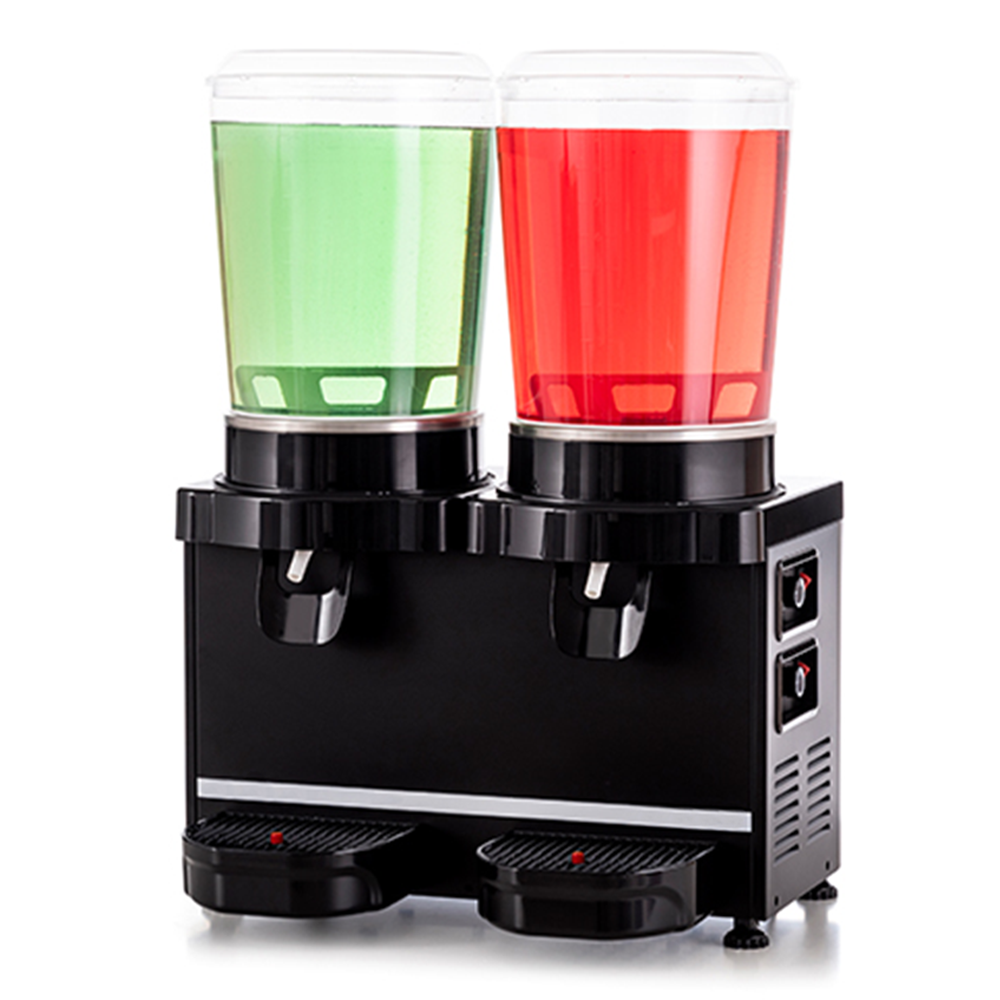 Aparat dozator special suc, ayran, iaurt, ceai rece, cafea rece, panou analog, capacitate 2 bazine 10 lt cu mixer