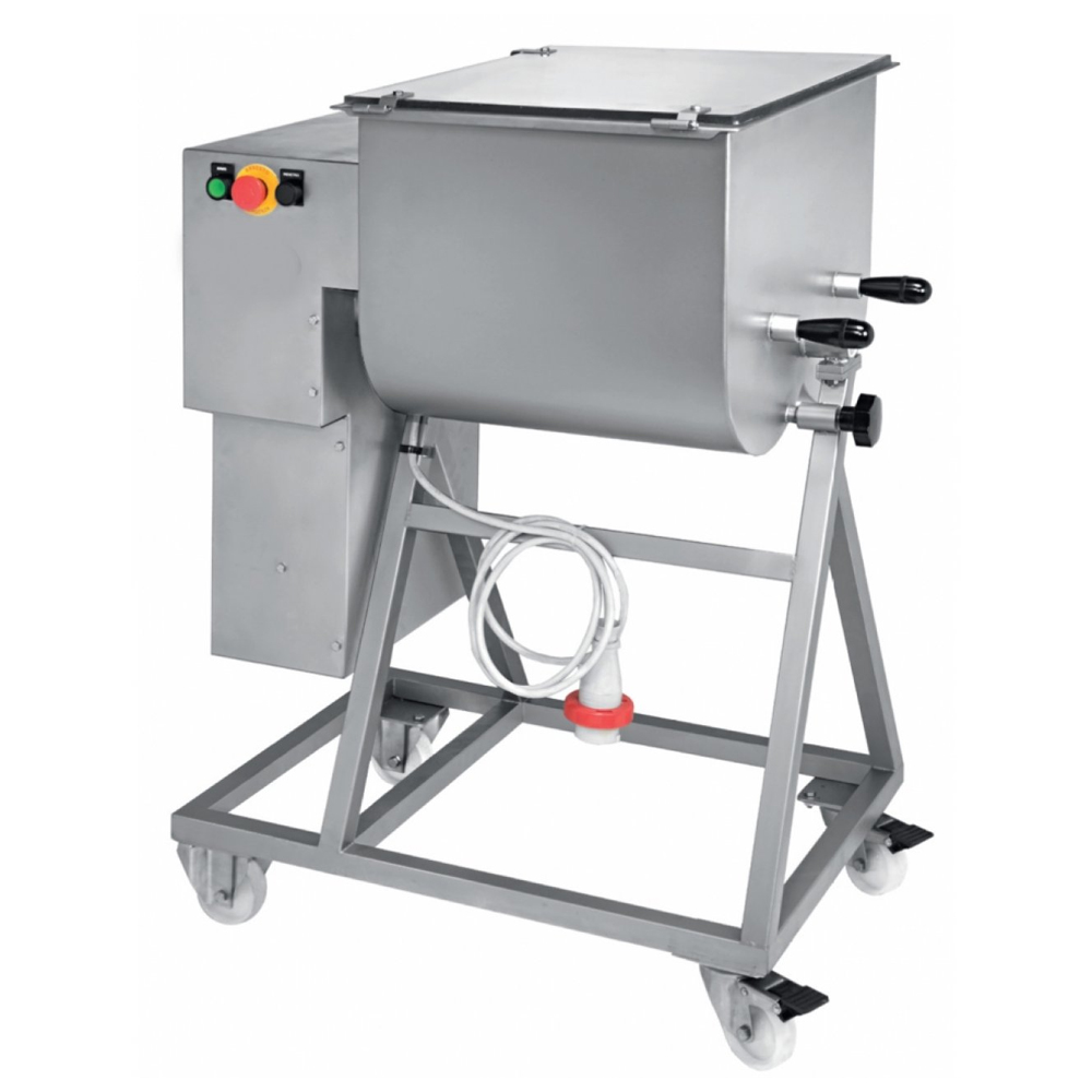Malaxor carne inox 50 kg cu suport