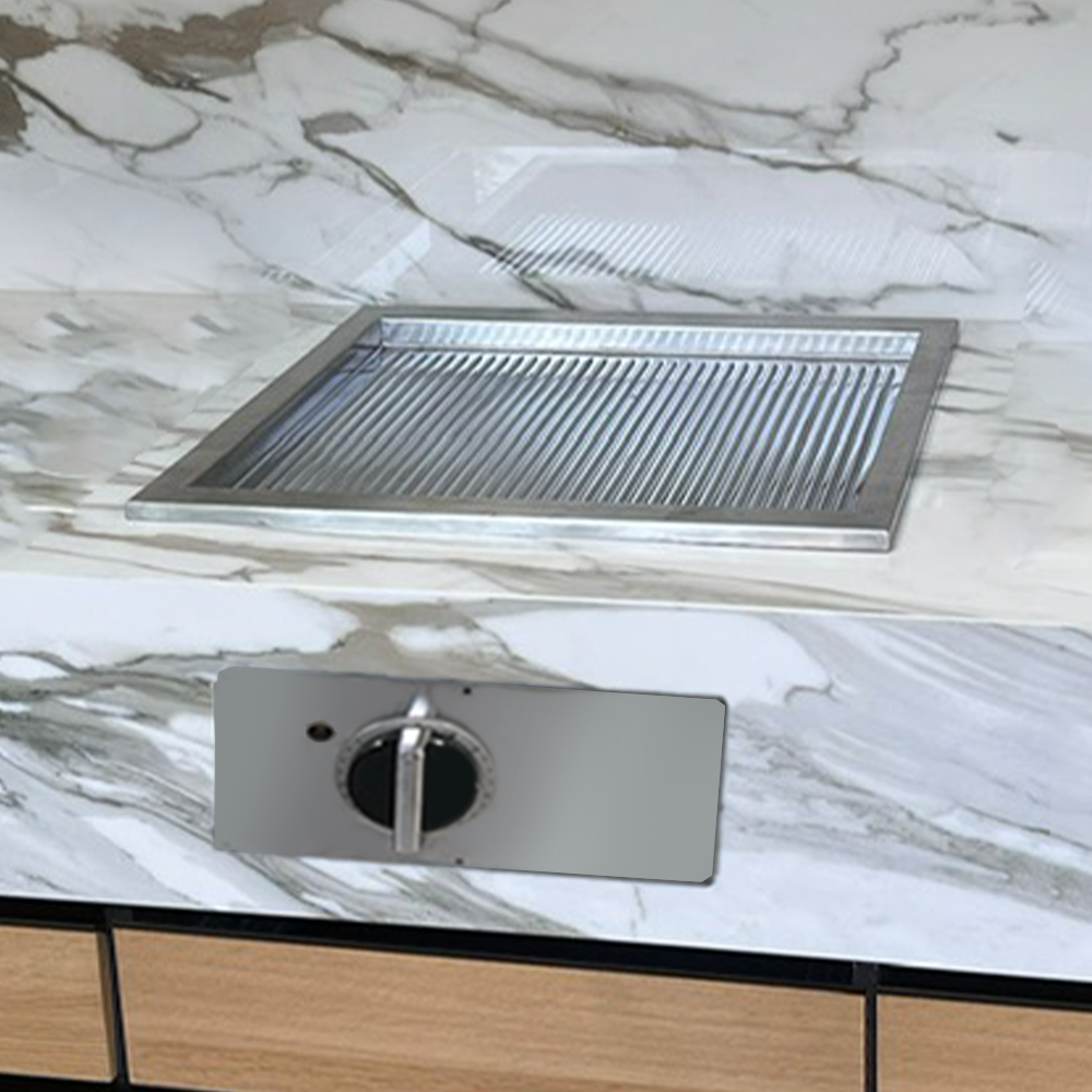 Frytop incastrabil cromat 60 cm SILKO