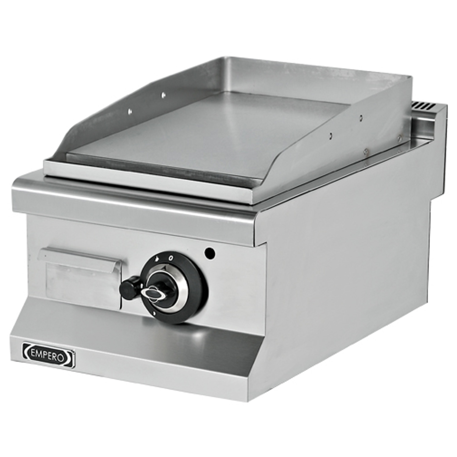 Grill electric profesional, inox, cu suprafata neteda cromata, 40*64*29 cm