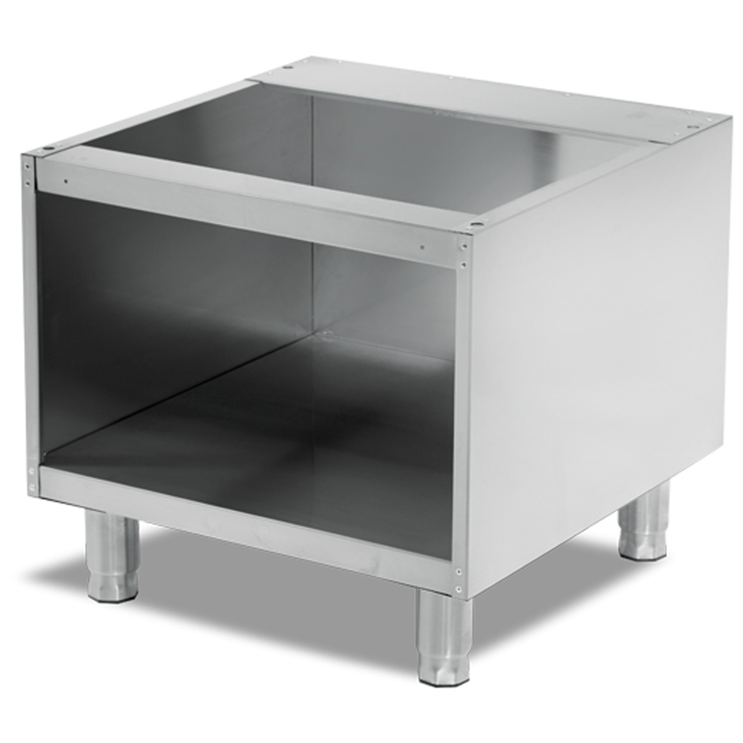 Dulap neutru dublu deschis, inox, 80*57*57 cm