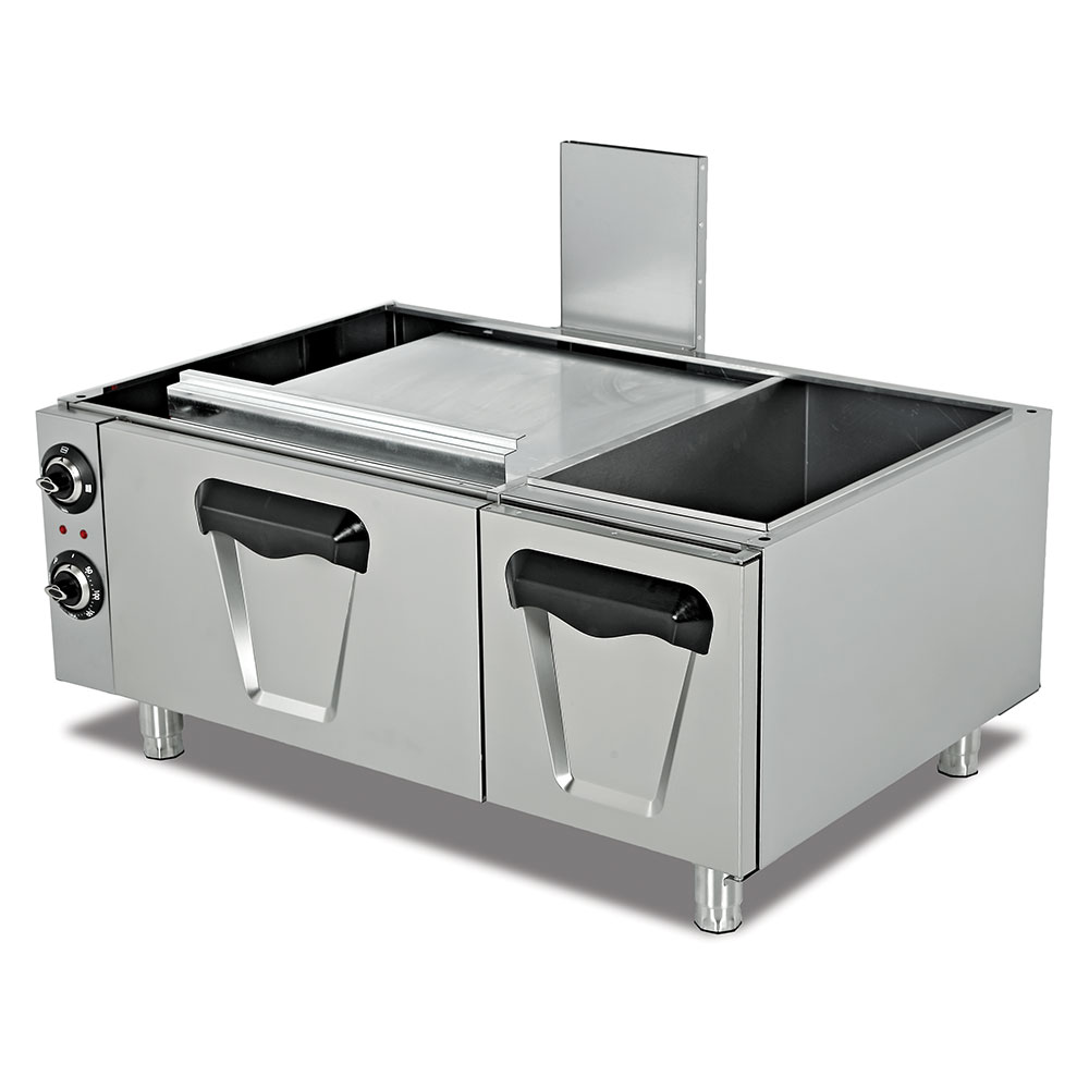 Cuptor profesional, inox, electric, cu dulap inchis, 2*GN 2/1