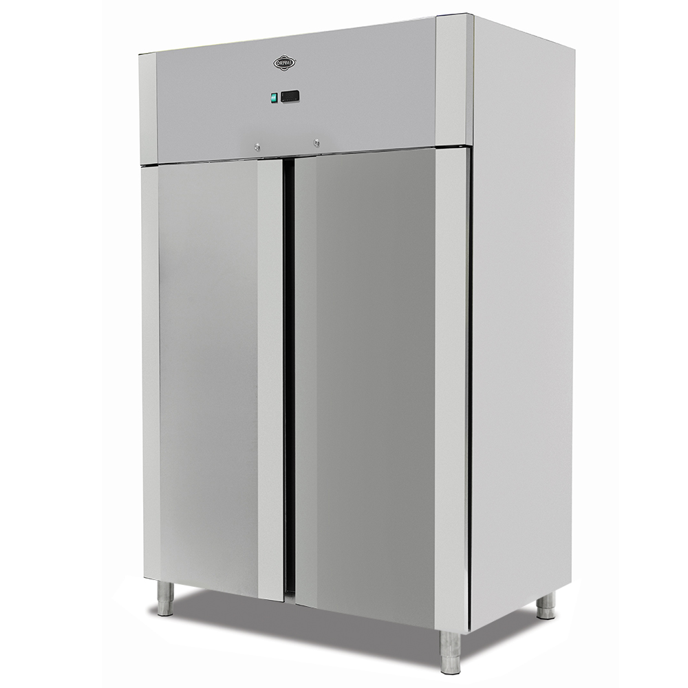 Dulap congelator vertical inox cu 2 usi pentru patiserie, 40 tavi 40x60, 1400 lt