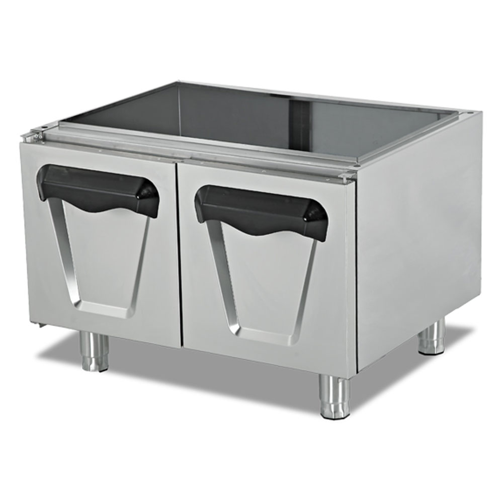 Dulap neutru dublu cu usi batante PLUS, inox, 80*62*55 cm