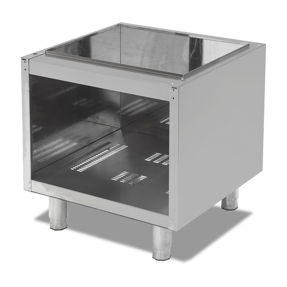 Dulap neutru dublu deschis PLUS, inox, 80*62*55 cm