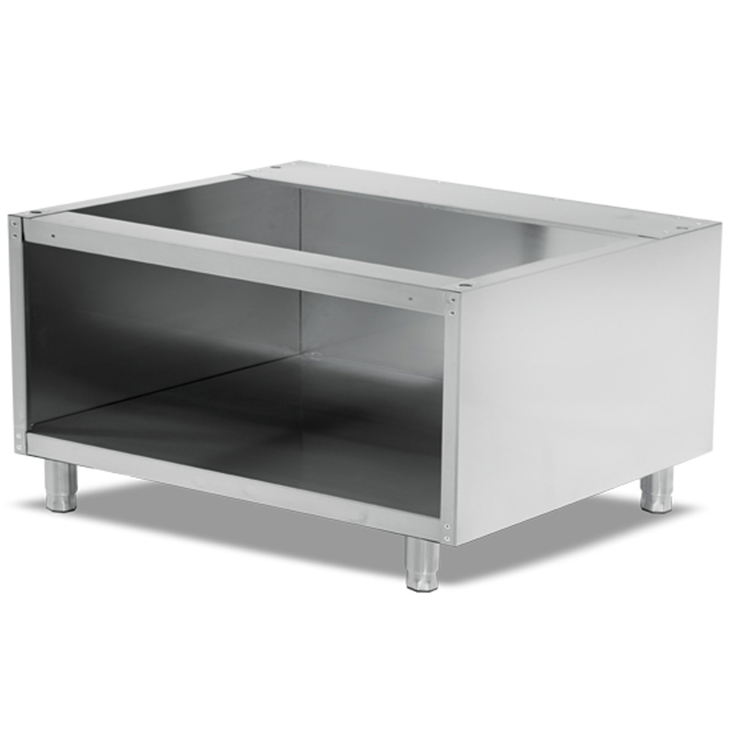 Dulap neutru triplu deschis PLUS, inox, 120*62*55 cm