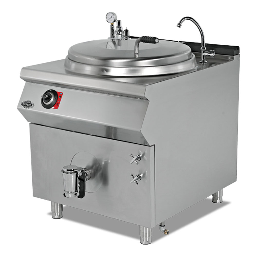 Marmita electrica, profesionala, inox, 70 lt, incalzire indirecta, 80*73*85 cm