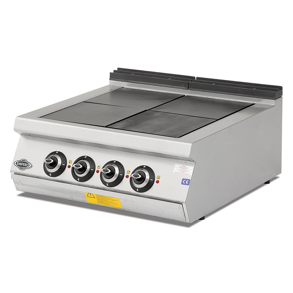 Masina de gatit electrica, inox, cu 4 plite PLUS, 80*90*30 cm