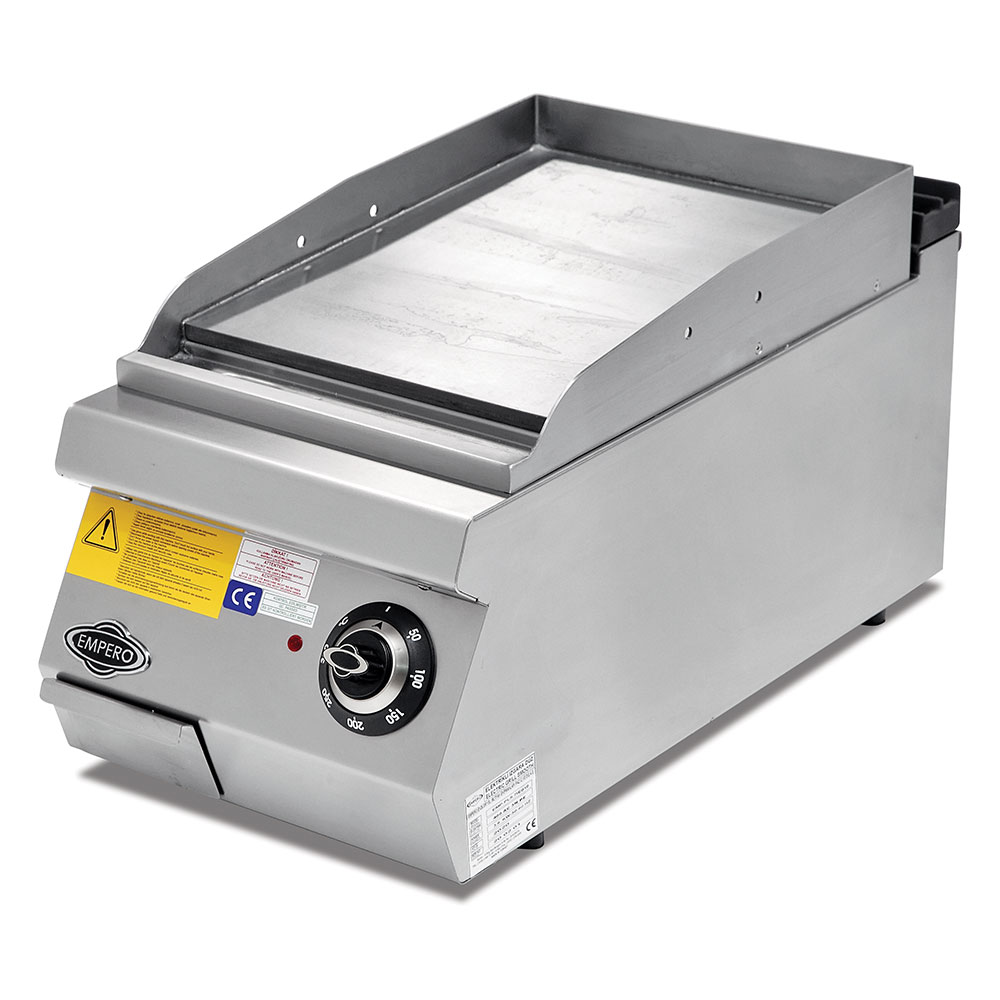 Grill electric profesionala, inox, cu suprafata neteda cromata PLUS, 40*90*30 cm