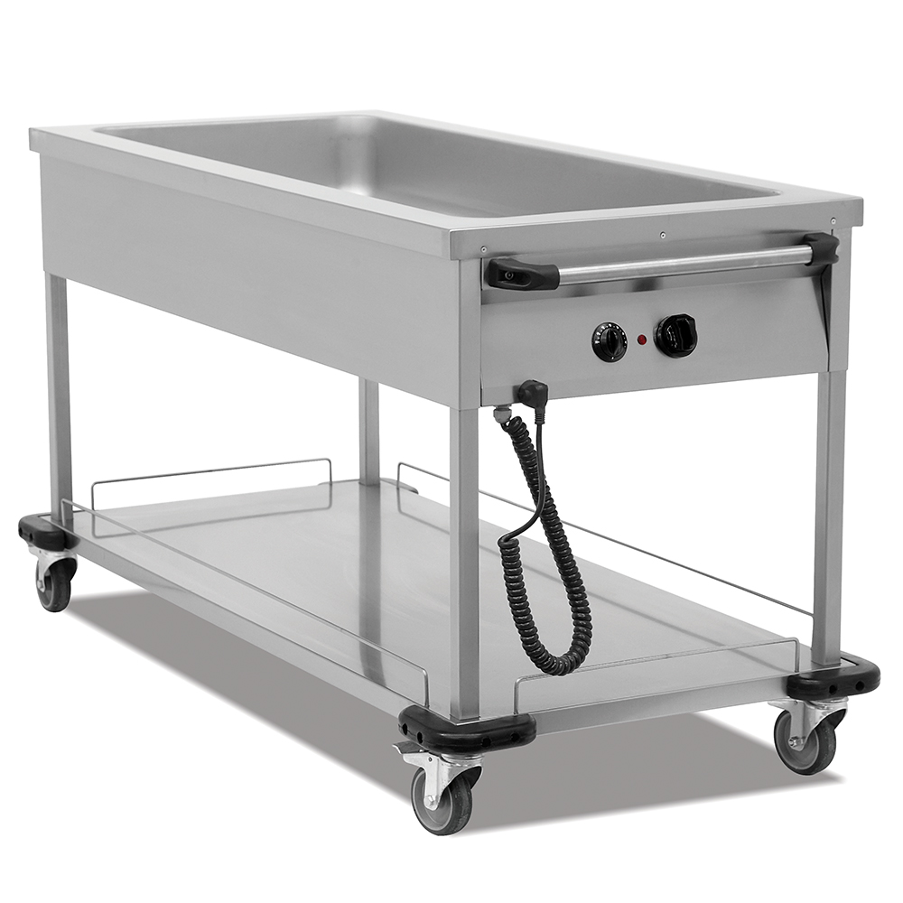 Carucior tip bain marie 4 cuve GN 1/1