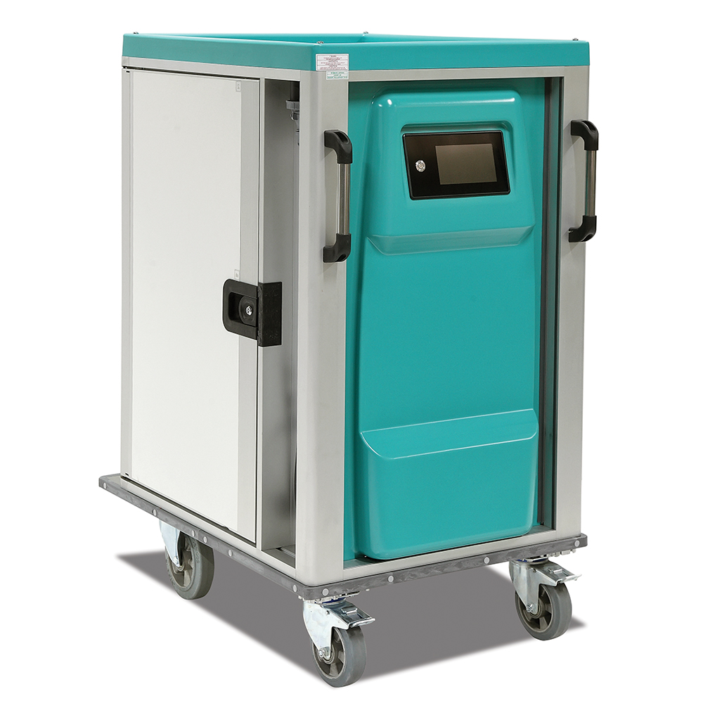 Carucior cald-rece, pentru distribuirea hranei, 24 tavi 1/3, 81*113*138 cm