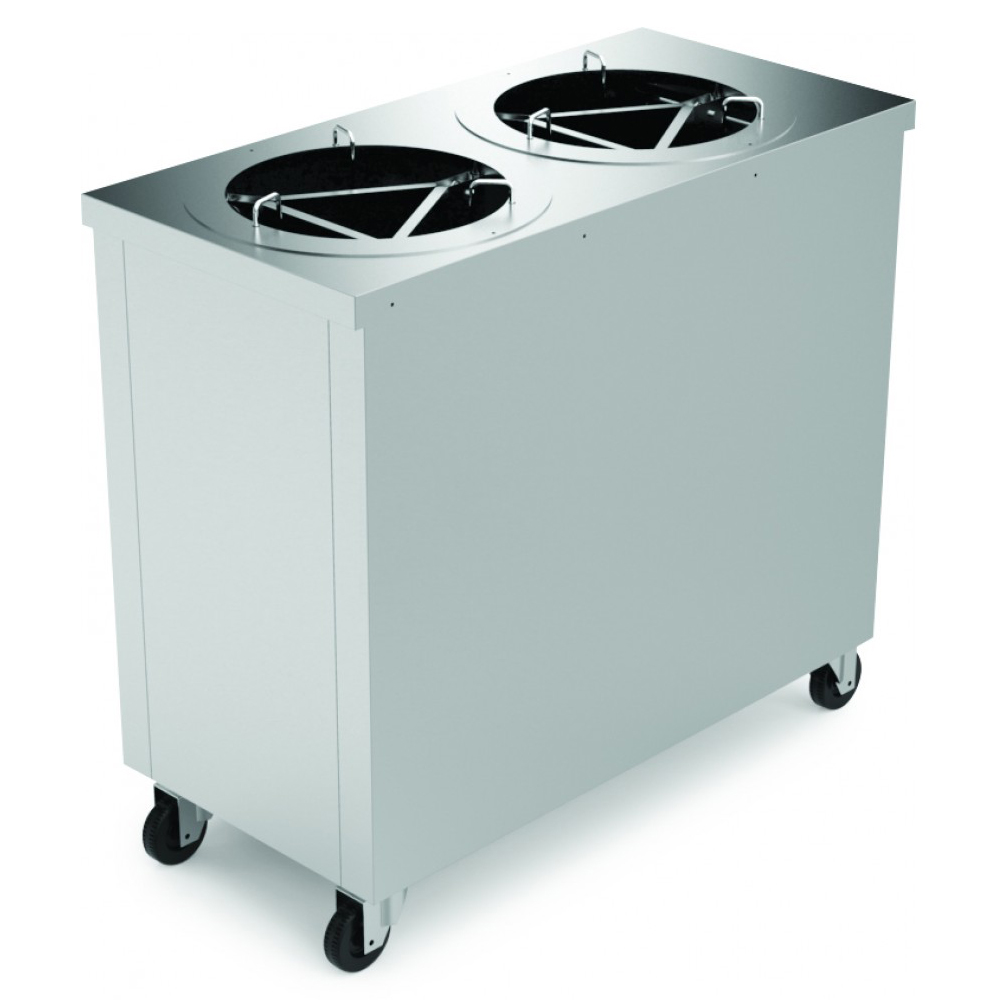 Dispenser cald dublu pentru farfurii diam. 18/26 cm