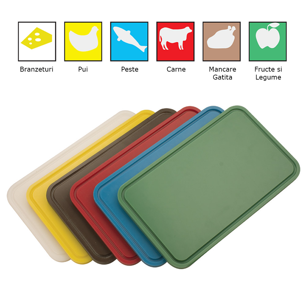 Blat de lucru din polietilena cu margine 53*32 VERDE