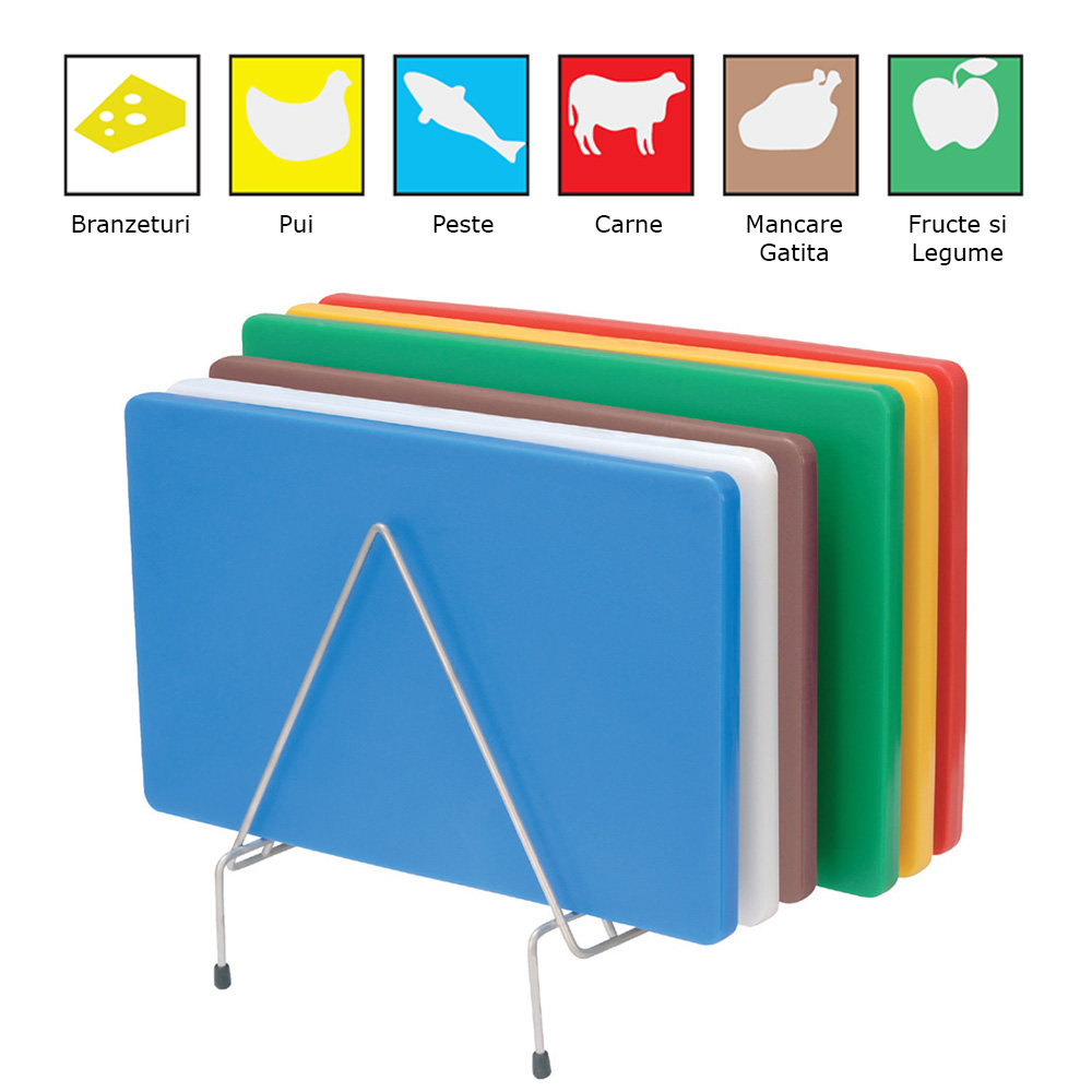 Blat de lucru din polietilena neted 53*32 ALBASTRU