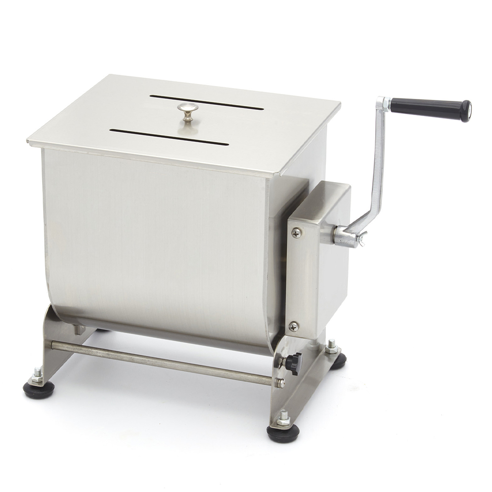 Malaxor carne manual inox 16 kg / cuva basculanta