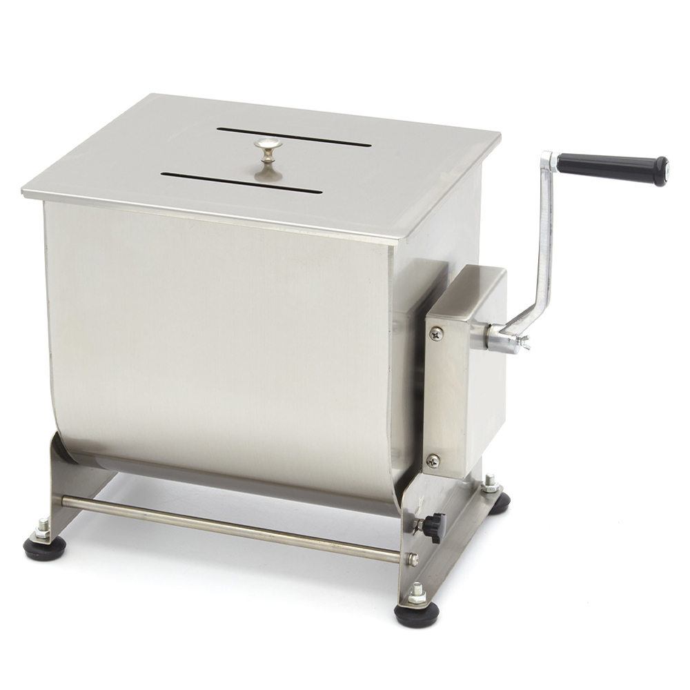Malaxor carne manual inox 25 kg / cuva basculanta