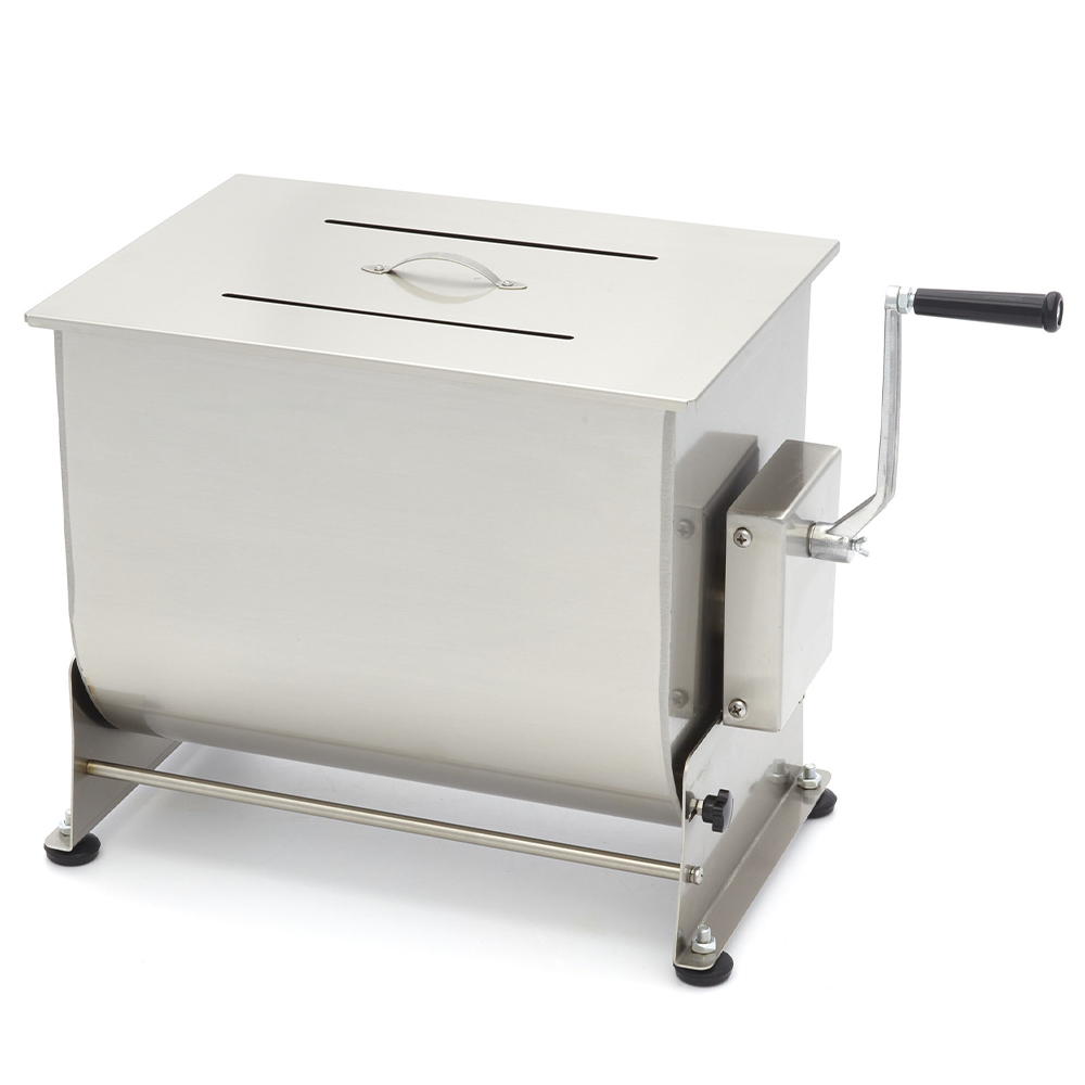 Malaxor carne manual inox 43 kg / cuva basculanta