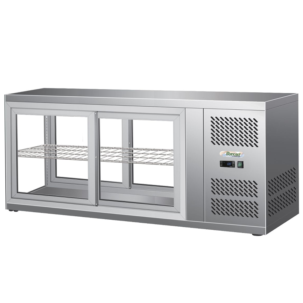 Vitrina frigorifica, racire ventilata, 190 lt, 131*51*55 cm