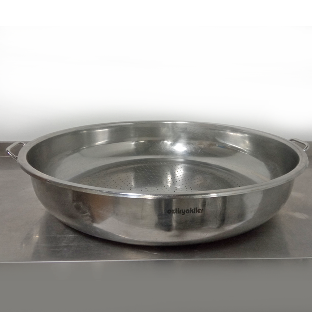 Oala inox tip strecuratoare 70 diam. 15 h