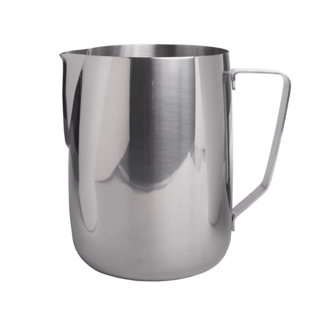 Cana inox pentru lapte cu maner 0,8 lt