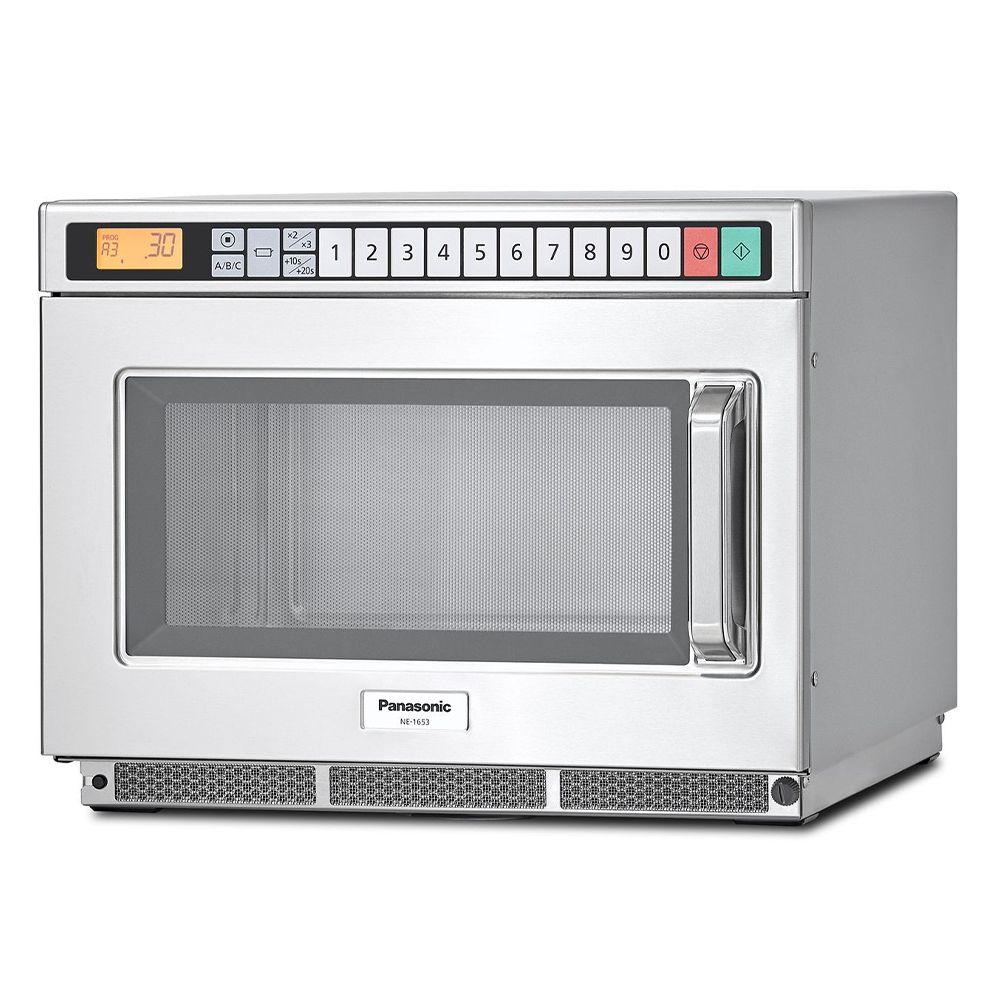 Cuptor profesional cu microunde digital programabil Panasonic, inox, 18 lt
