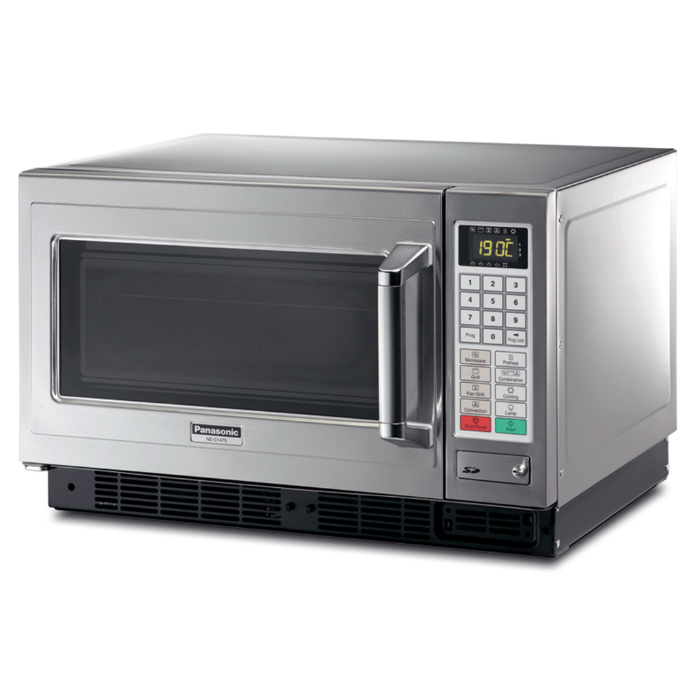 Cuptor profesional combi cu functie de microunde, grill si convectie Panasonic, inox, 30 lt