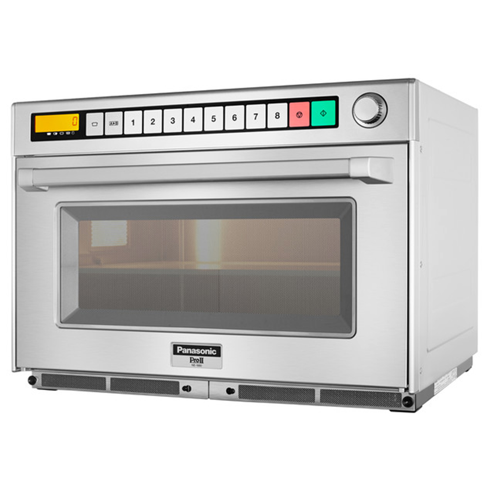 Cuptor profesional cu microunde digital programabil Panasonic, inox, 44 lt
